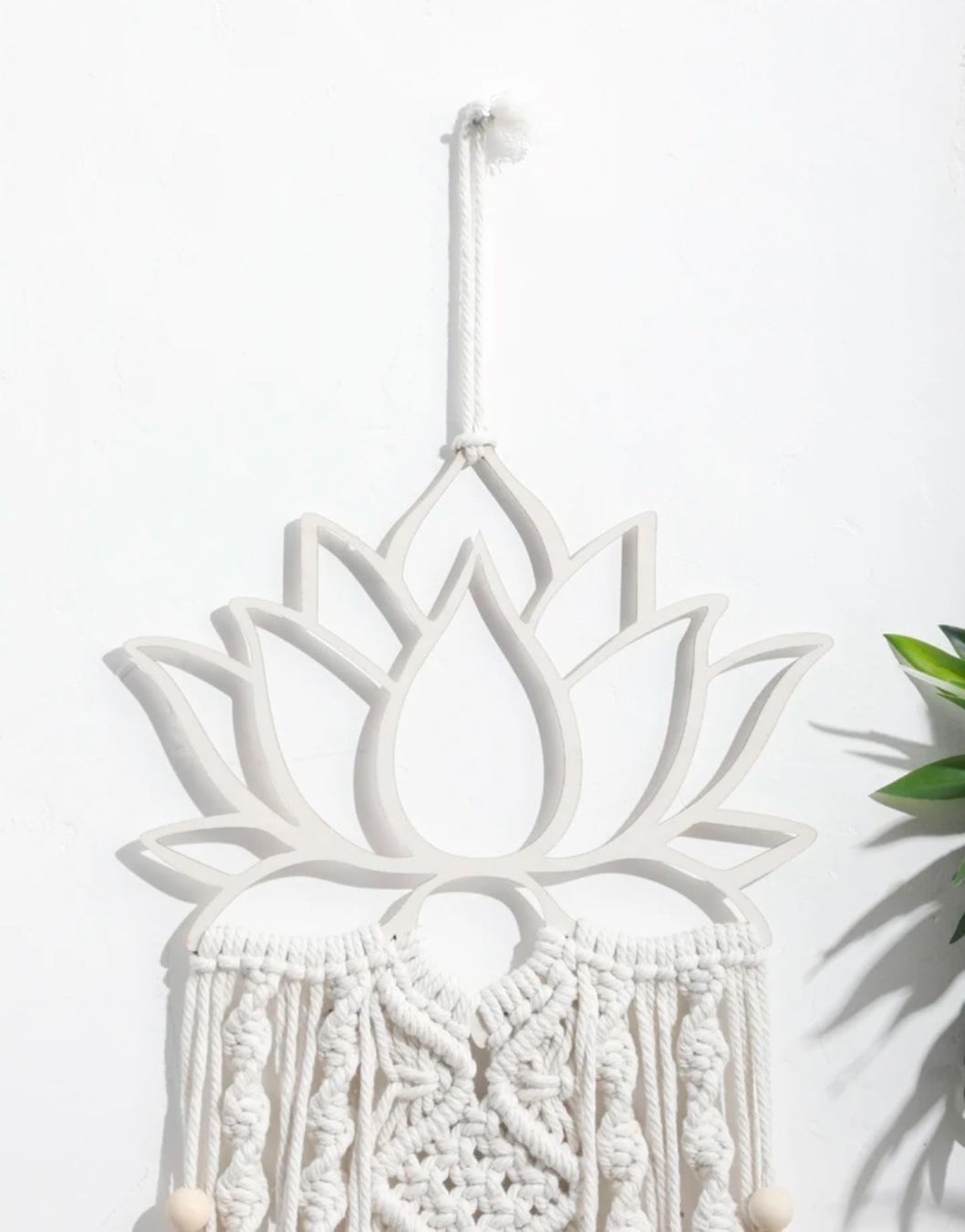 Tutte le decorazioni: Makramee Wandbehang Lotus, NEU – Nuovo e nell'imballaggio originale da Lachen SZ venduto da Luxolino 1