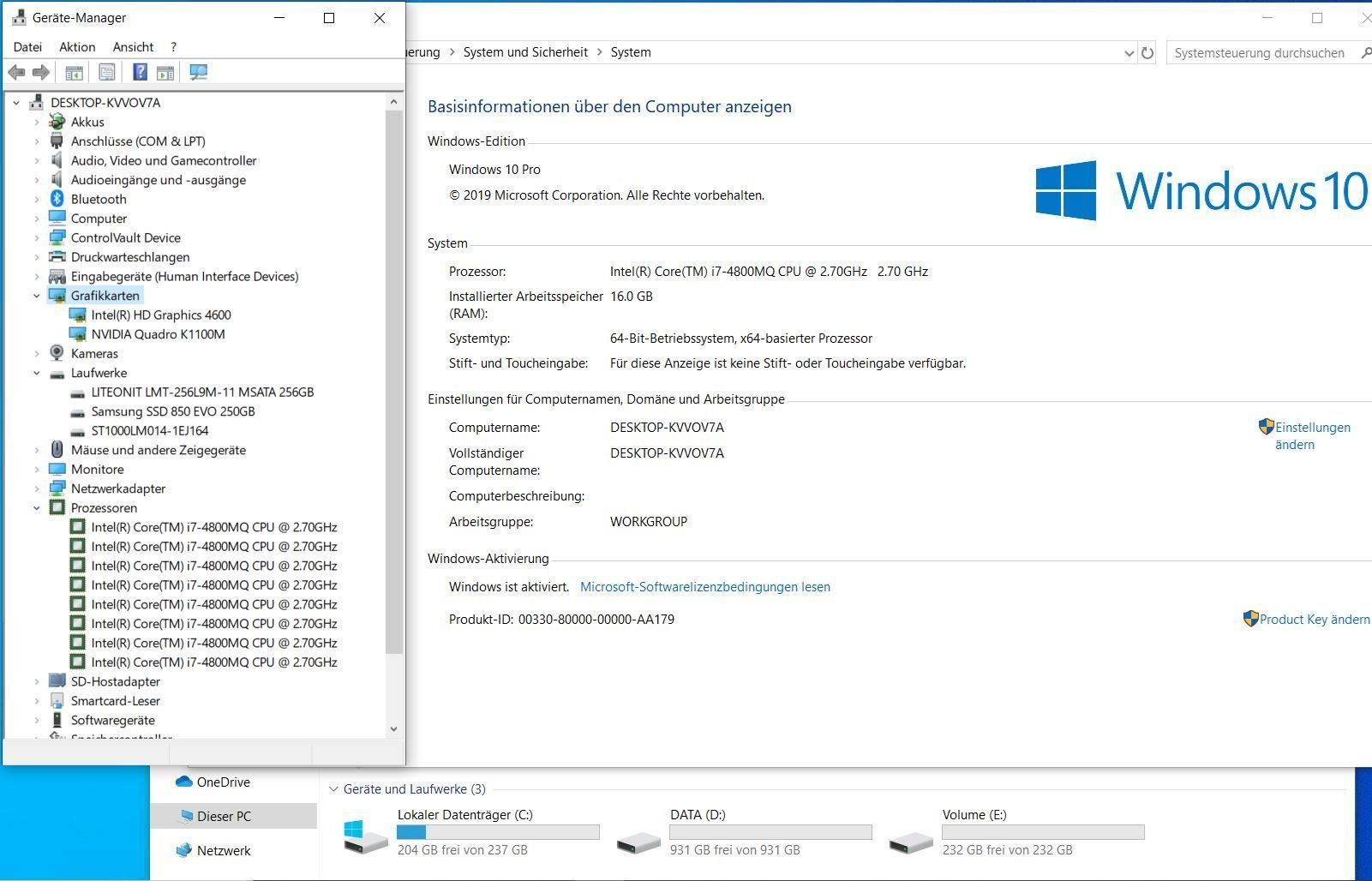 Dell Notebook: DELL Laptop Precision WORKSTATION M4800 i7 – Usato da Herzogenbuchsee venduto da ilh_kh5d 4