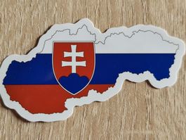 Sticker Aufkleber Slowakei