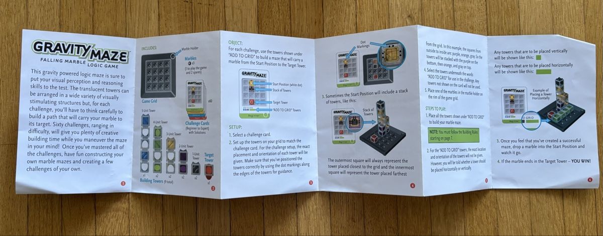 Giochi: Logic game Gravity Maze ThinkFun 60 challenges age 8+ – Usato da Basel venduto da Ellya 3