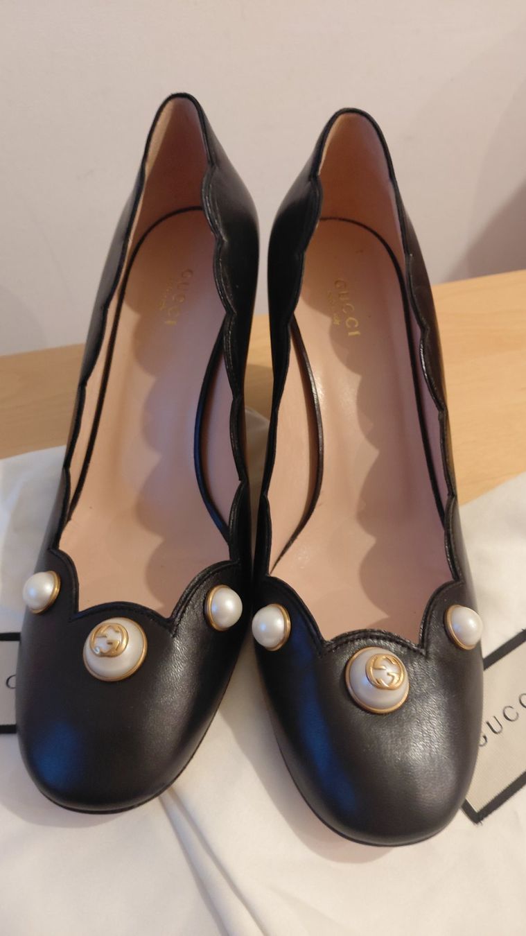 Gucci Scarpe da donna: Gucci Lederschuhe, Schwarz Gr. 39 – Usato da Zürich venduto da ewka 5