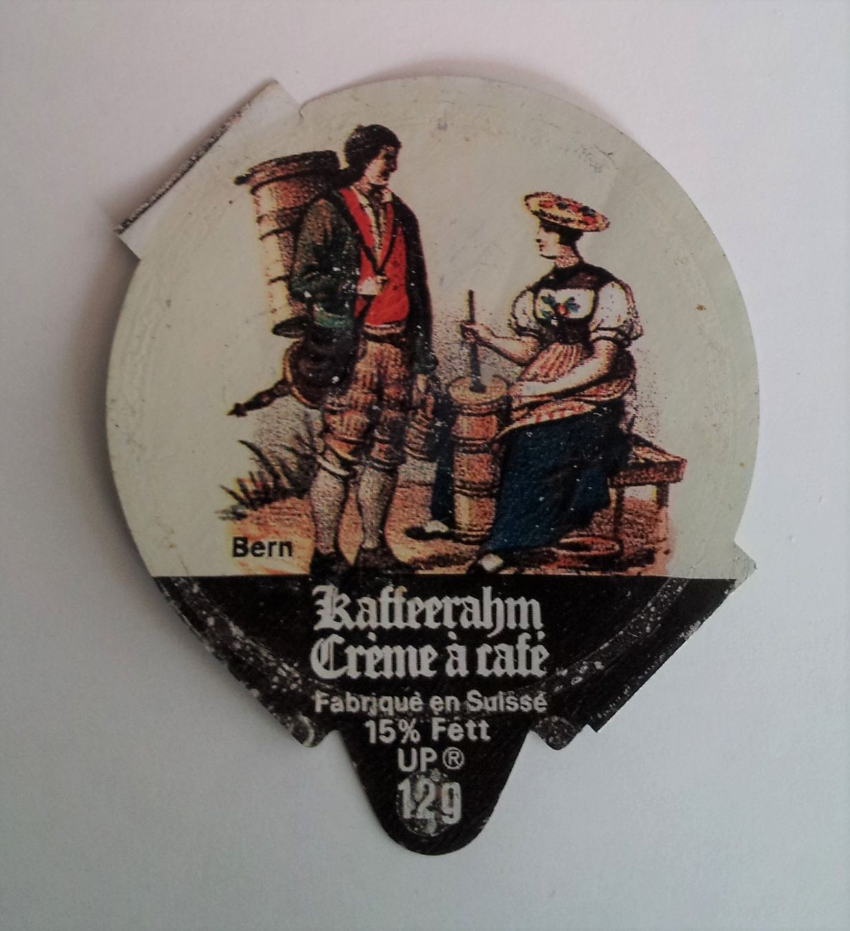 Kaffeerahmdeckel: S 203 - B - Riegel Nr 4 Bern – Gebraucht aus Matzingen von zingana