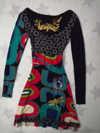 spezielles DESIGUAL Damen Kleid Gr S