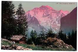 Die Jungfrau von einer Alp aus gesehen, um 1930