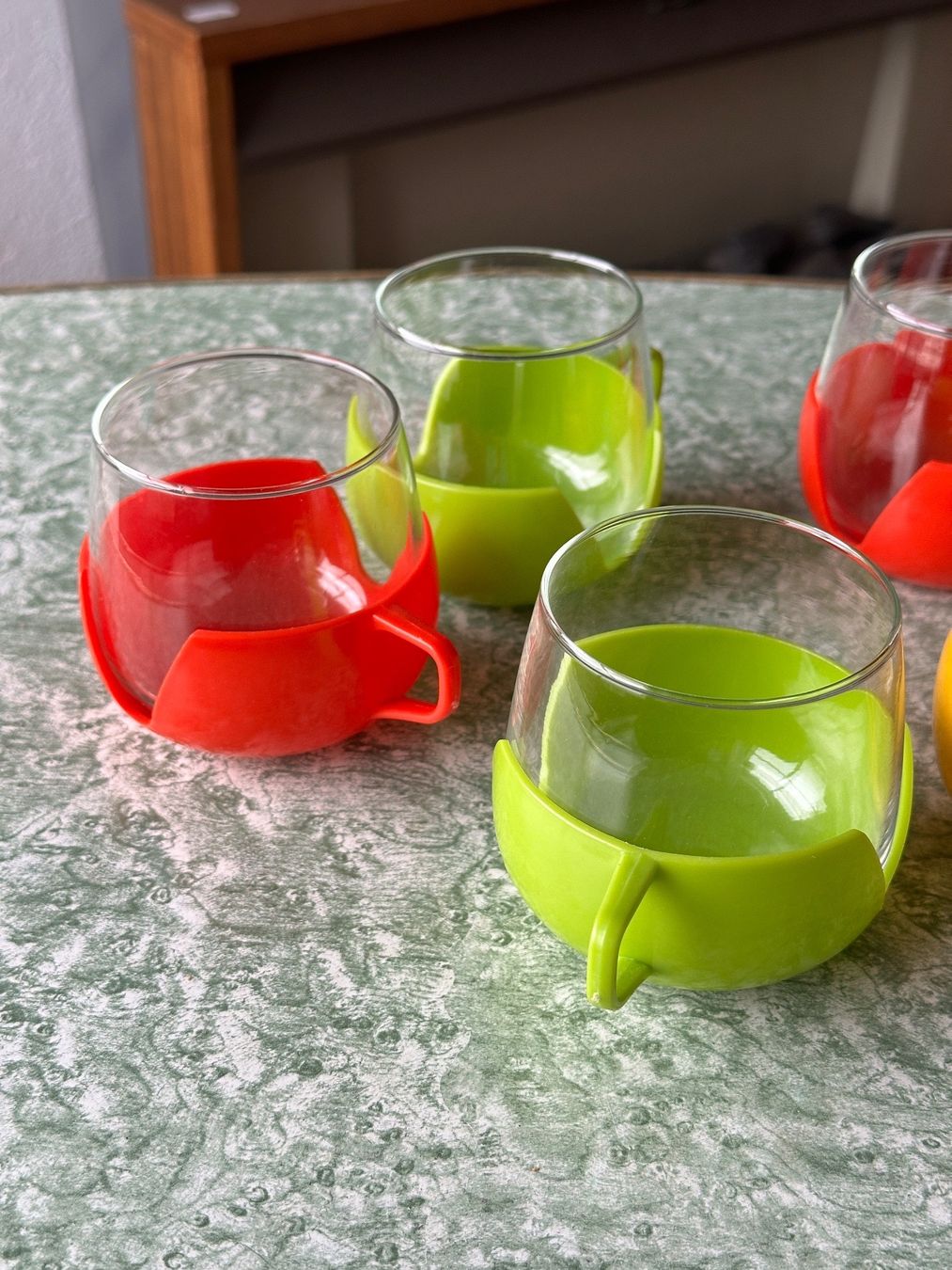 Bicchieri: Vintage Gläser 70er Jahre – Usato da Strengelbach venduto da shihtzuliving_22 3