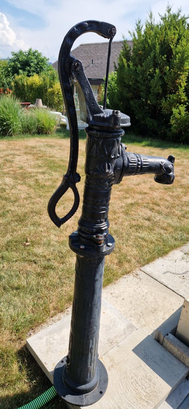 Pumpen & Teile: Handschwengelpumpe Rustikal Classic Schwarz – Gebraucht aus Münchringen von twin68 1