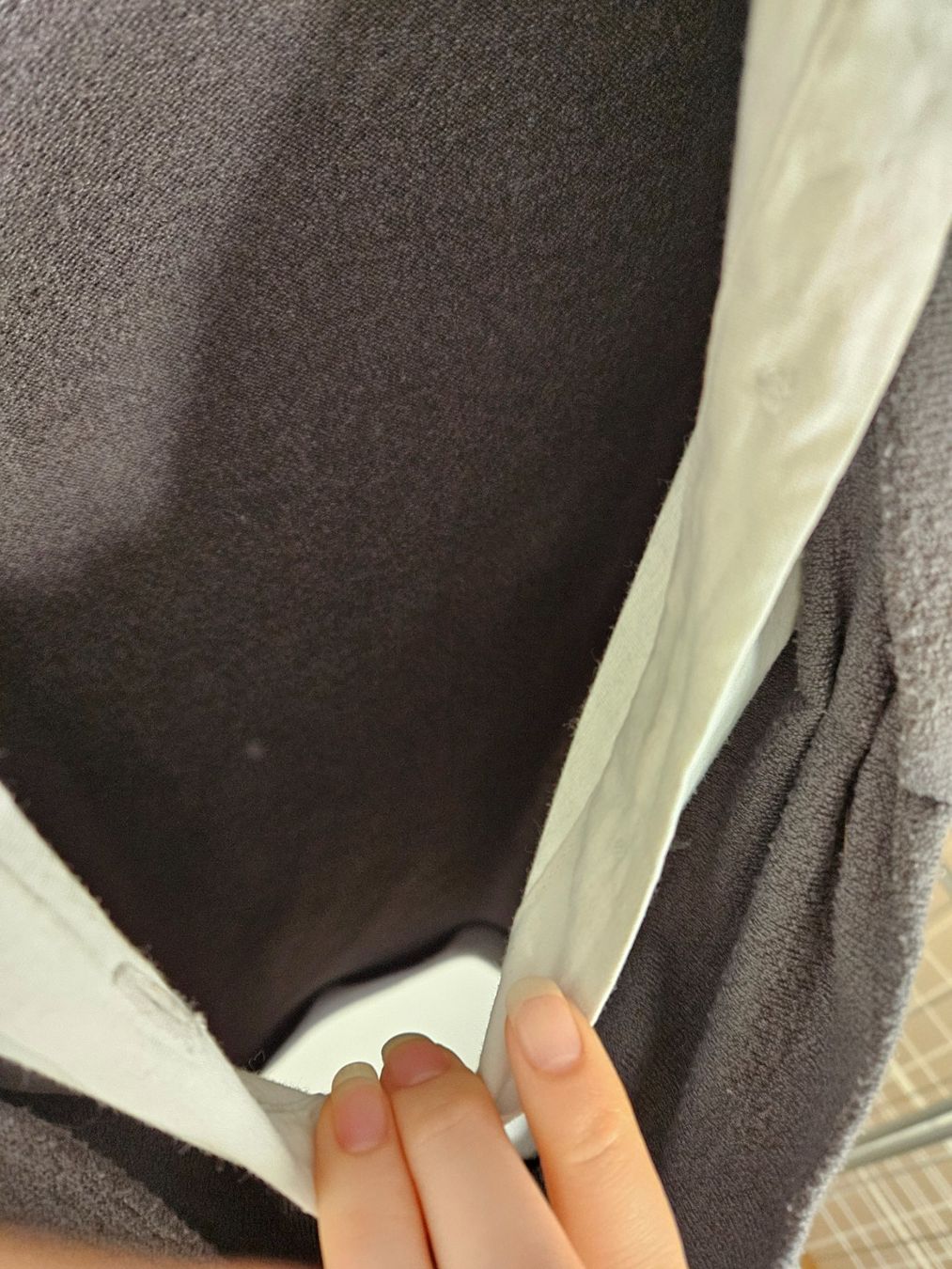 Tops: Langarm-Oberteil grau mit Fake-weisser Bluse Gr.S/M – Gebraucht aus Schaffhausen von sabrina915 3