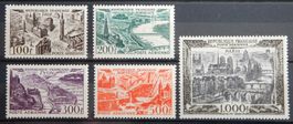 Frankreich Kat. 861-865 **/* 1949 Kat. 125 Euro (100 & 500 F