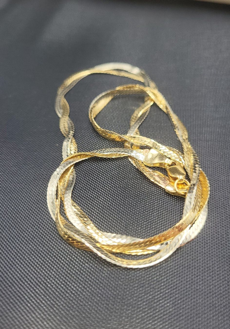 Catenine: Gold 585 Bicolour Collier – Usato da Wald ZH venduto da Dasilver 4