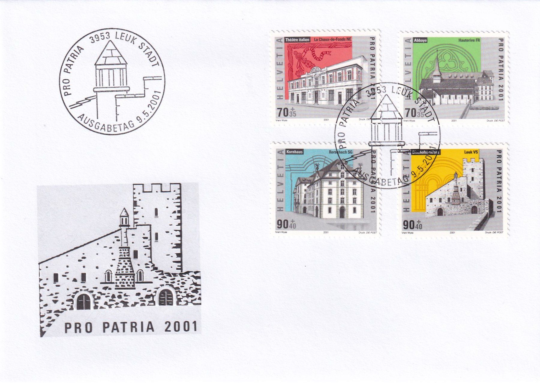 Tutti i francobolli: Lot Pro Patria FDC 2000 2001 2002 2005 – Usato da Rossa venduto da becky05 1