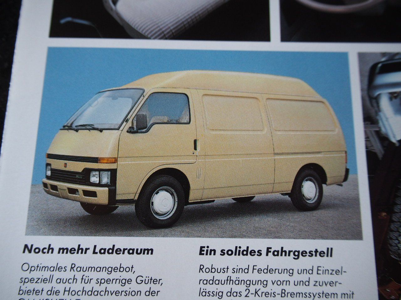 Isuzu Documenti: ISUZU Pressemappe 1987 – Usato da Zofingen venduto da sosalinos01 9
