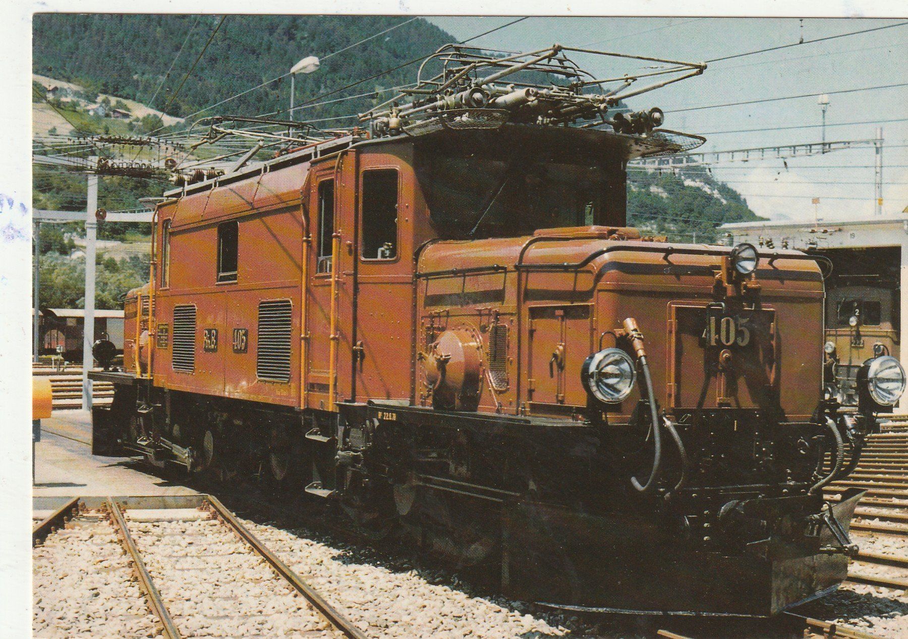 Cartoline postali: RHB Krokodil Lokomotive – Usato da Lumbrein venduto da made02