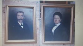 Oelbilder  19.Jh.  - Brandenberg Ziegelei Schutzengel Zug