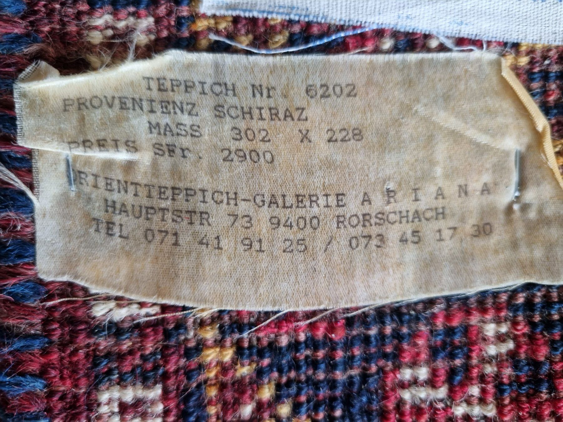 Tappeti: Perserteppich von Iran, Schiraz 228 x 302cm – Usato da Goldach venduto da ladybird75 6