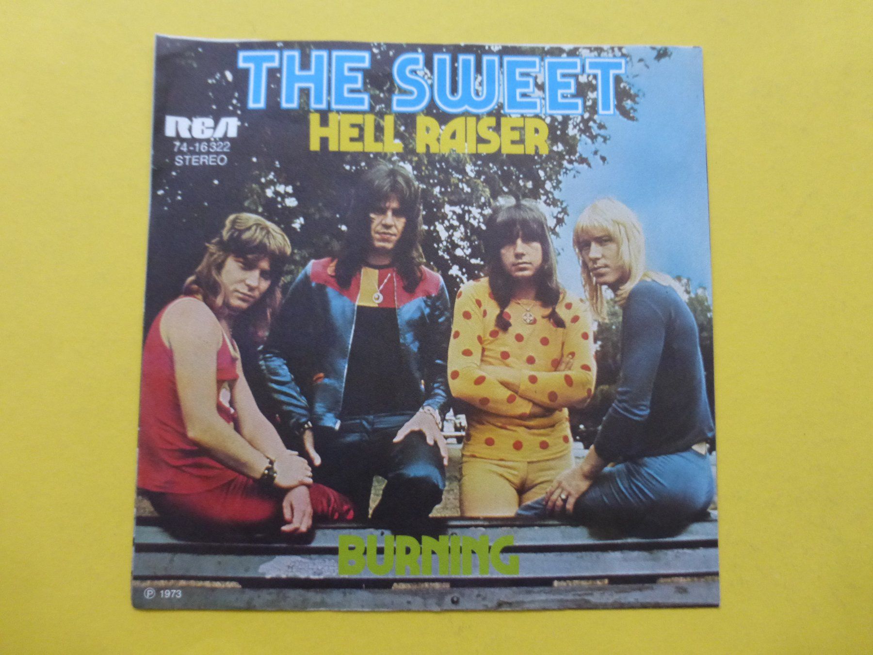 Dischi in vinile: The Sweet – Hell Raiser / Burning – Usato da Zürich venduto da Swiss57 1