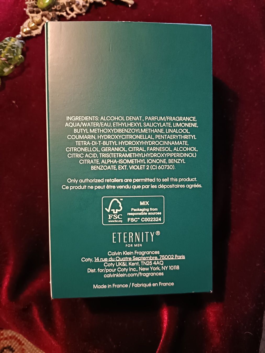 Calvin Klein Profumi & Eau de Toilette: ETERNITY, Calvin Klein – Nuovo (secondo la descrizione) da Schaffhausen venduto da sim_j822 1