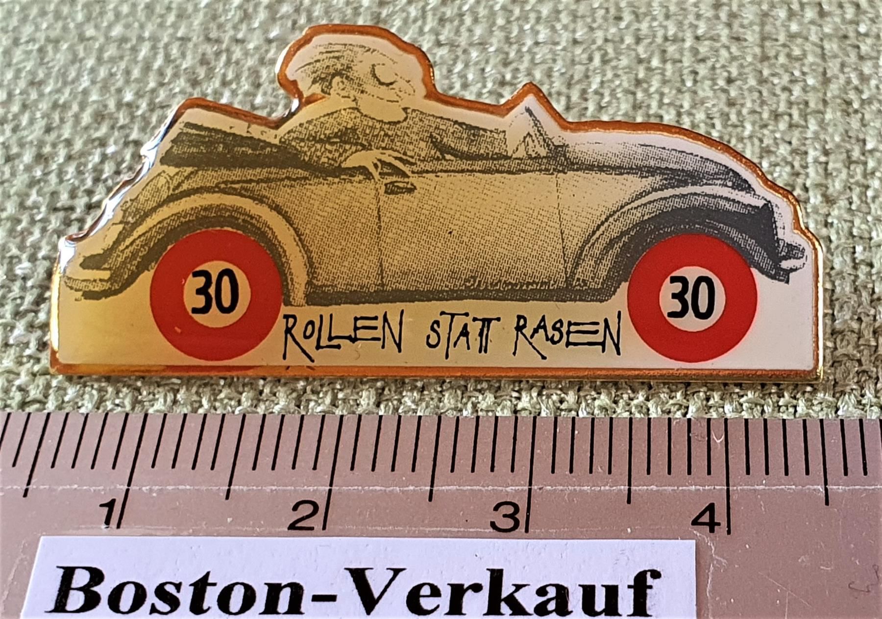 Spille: E249 - Pin VW Käfer 30 KMH Rollen Rasen – Usato da Reinach BL venduto da Boston-Verkauf 1