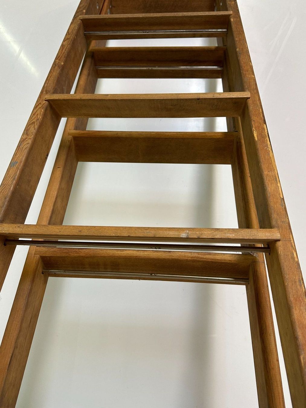 Scale: Bugnard Holz Bockleiter Klappleiter 130 cm Vintage – Usato da Luzern venduto da Lager6640 9