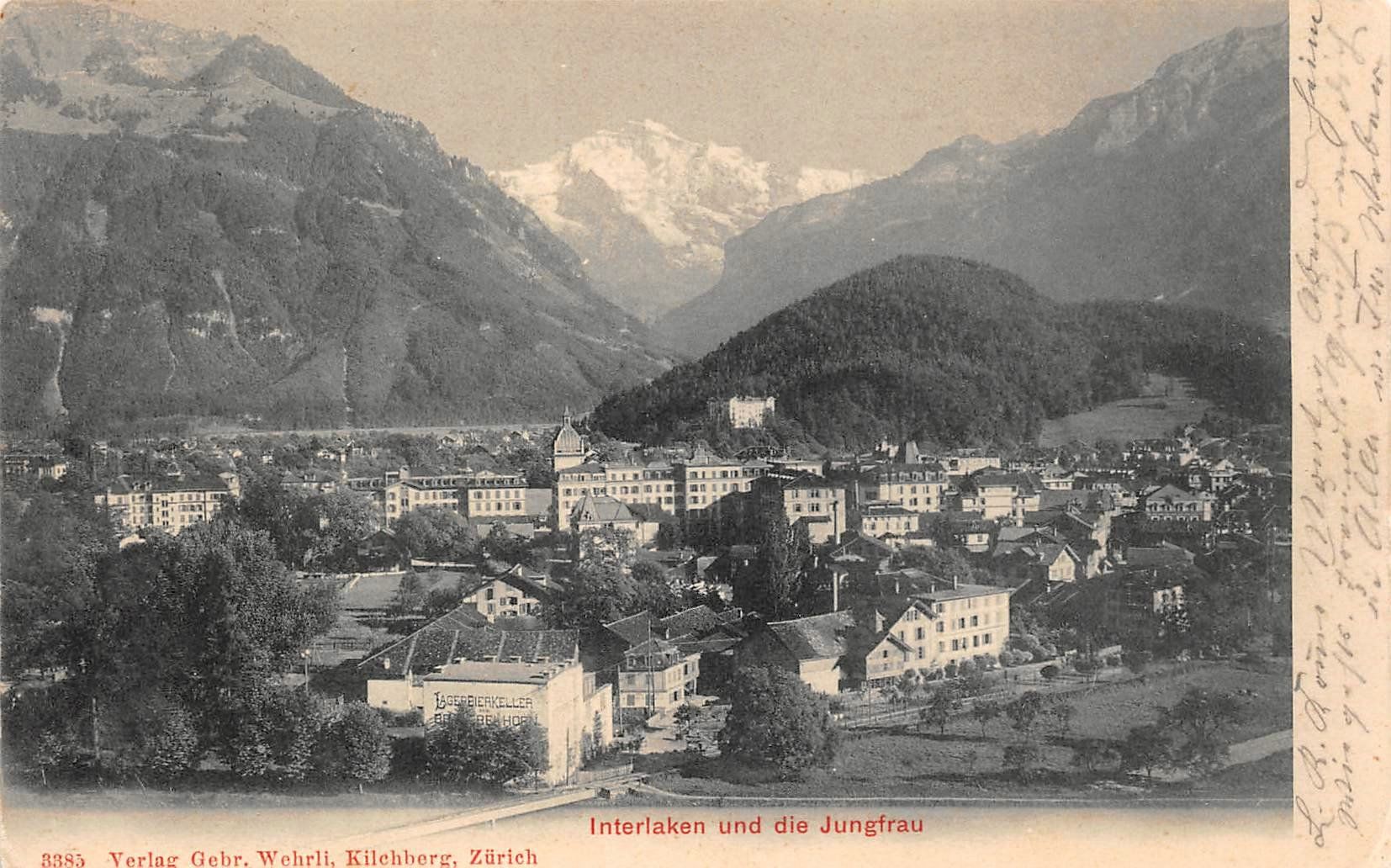 Cartes postales: 2x Interlaken – D'occasion à Ottikon b.Kemptth. par Neptun1974 2