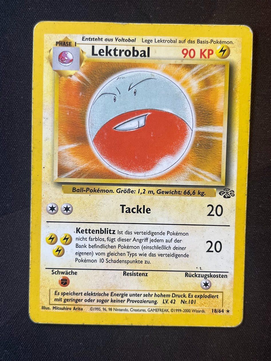 Pokémon Carte collezionabili: Pokemon -  Jungl Lektrobal 18/64 – Usato da schaan venduto da Schokoloco