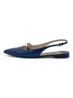 Prada Pointed-Toe Mary Jane Ballerina EU 40 Blau