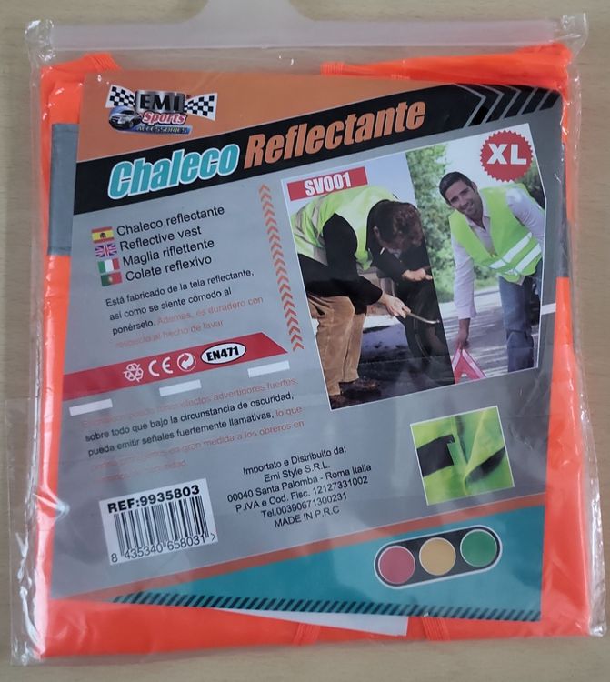 Neu Warnweste Grösse XL Reflektorenweste Sicherheitsweste 1