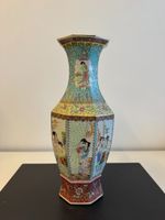 Grosse chinesische Porzellanvase 60 cm – reich bemalt
