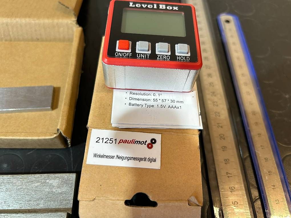 Mesurer: Messwerkzeug-Set, Winkel, Level-Box, digital, 7-teilig – Neuf avec emballage d'origine à Gümligen par ESCreativwork 1
