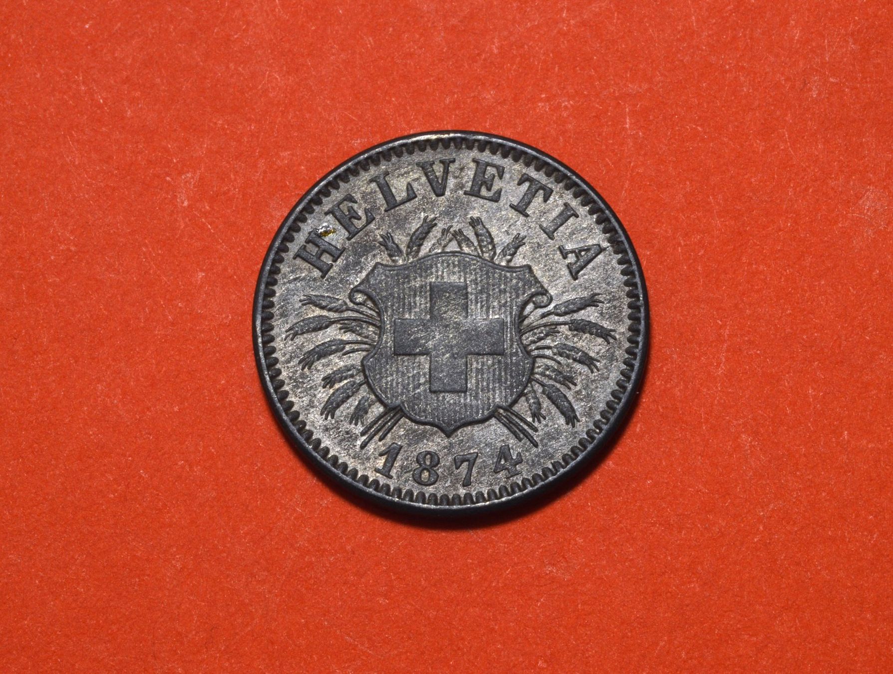 Alle Münzen: 5 Rappen 1874 – Gebraucht aus Oberglatt ZH von dil_85sh