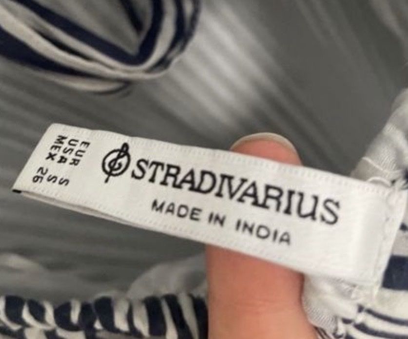 Stradivarius Vestiti: Stripe summer dress - size S - blue white – Nuovo (secondo la descrizione) da Sementina venduto da NinaDel 7