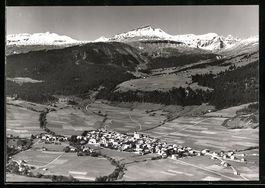 AK Flims, Ortsansicht, Fliegeraufnahme
