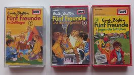 Fünf Freunde Kassetten, Enid Blyton, 3 Stück, Nr. 2/3/13