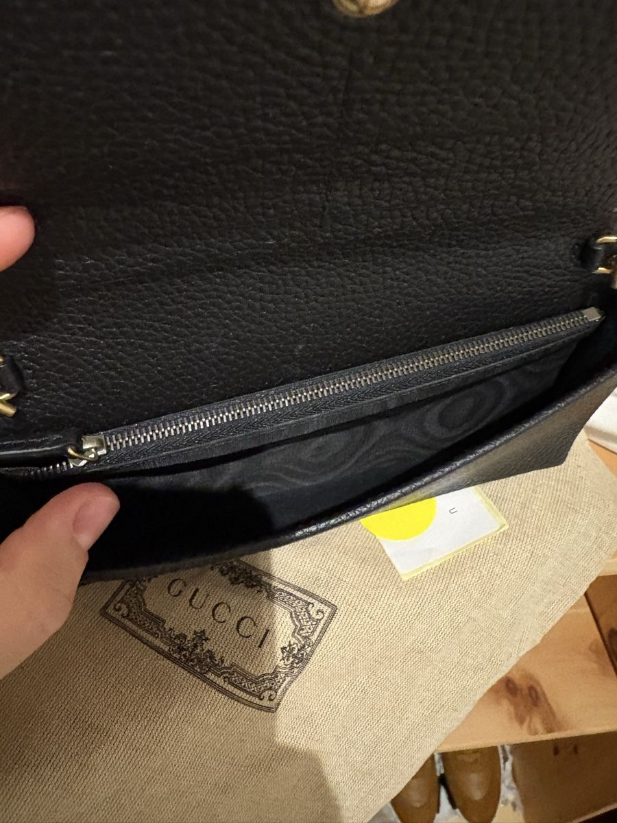 Gucci Borse da donna: Authentic Gucci Wallet on Chain - Black Leather, New! – Nuovo (secondo la descrizione) da Dübendorf venduto da Tony321 5