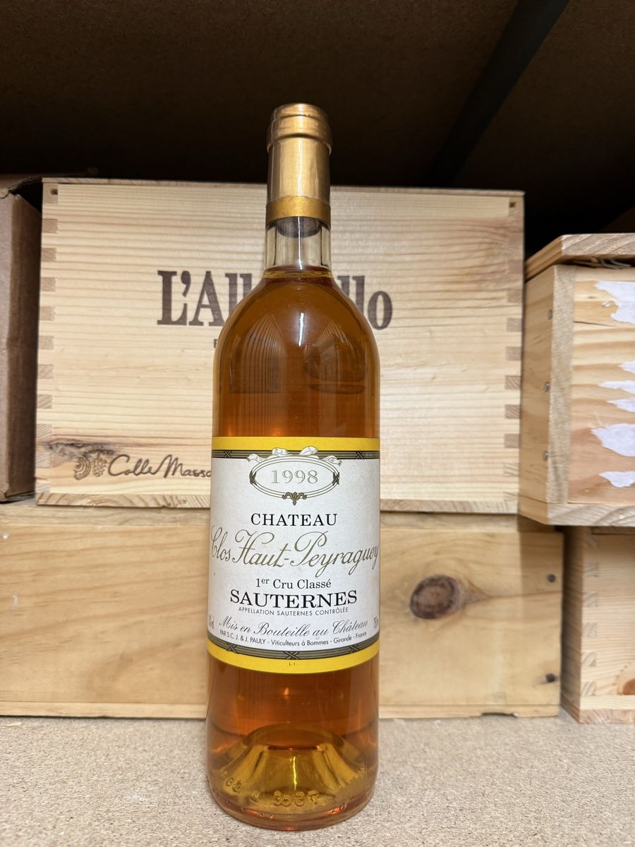 Wein: Chateau Clos Haut-Peyraguey 1998 – Neu und originalverpackt aus Troinex von Airain