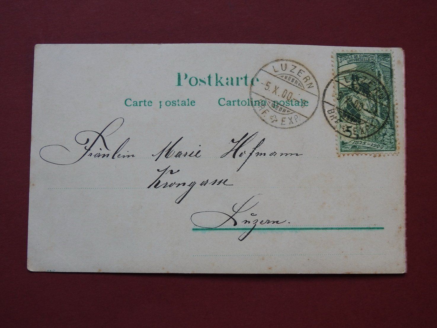 Cartoline postali: Foto AK Gasthaus zu Pfistern LU – Usato da Rain venduto da 999-800-K 2