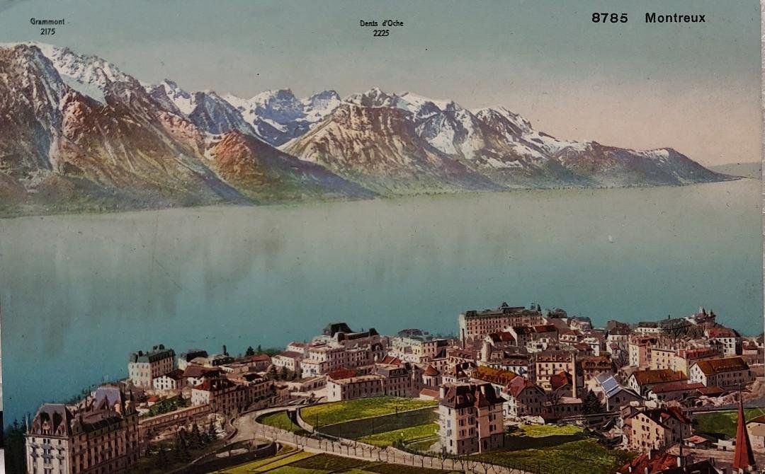 Cartoline postali: MONTREUX – Usato da Delémont venduto da Domdom1
