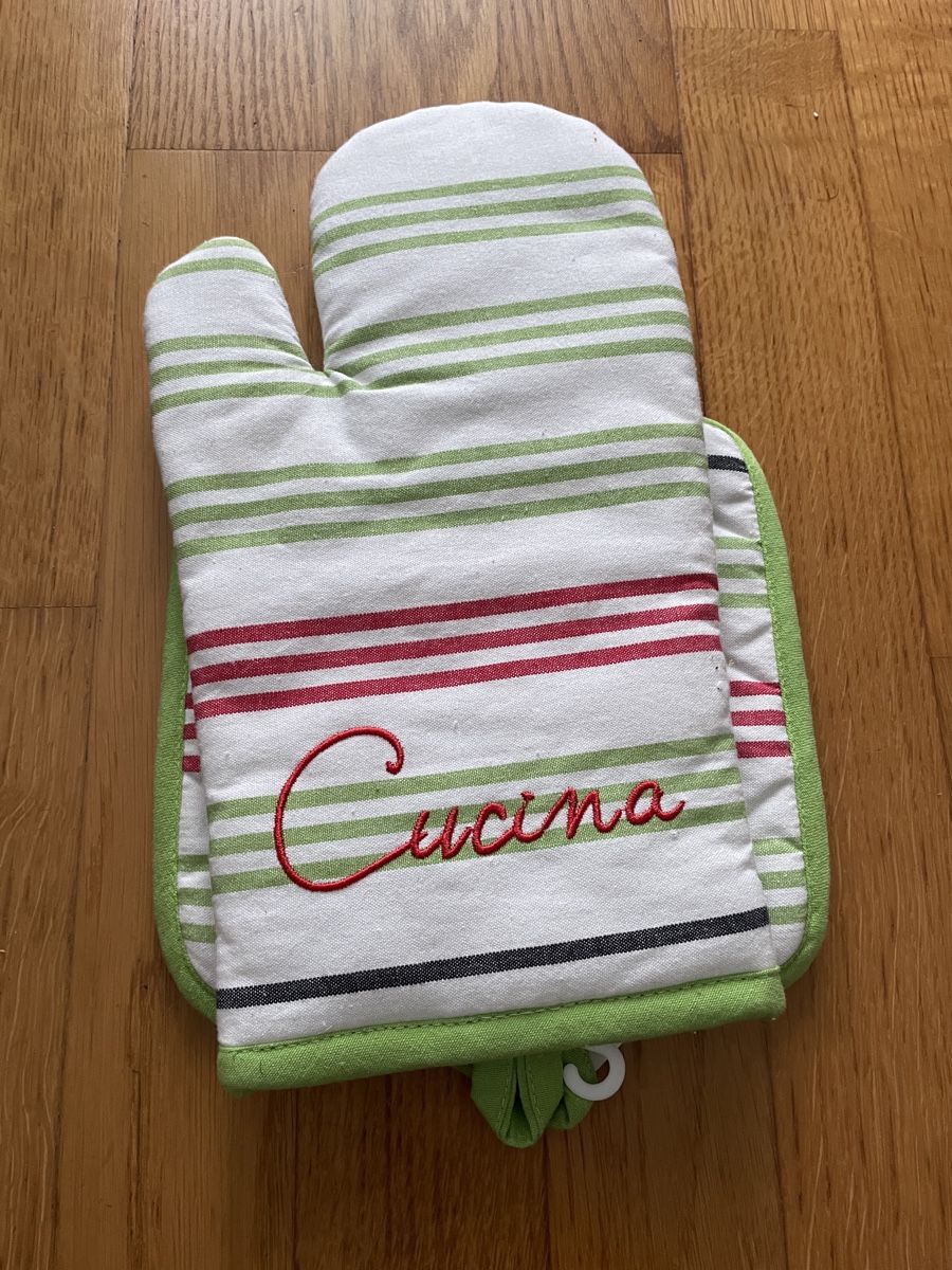 Migros Guanti & manicotti: Handschuh/Topflappen-Set – Nuovo (secondo la descrizione) da Zürich venduto da silab69 1