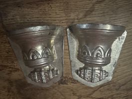 Ancien Moule chocolat schokoladenform cloche 12cm