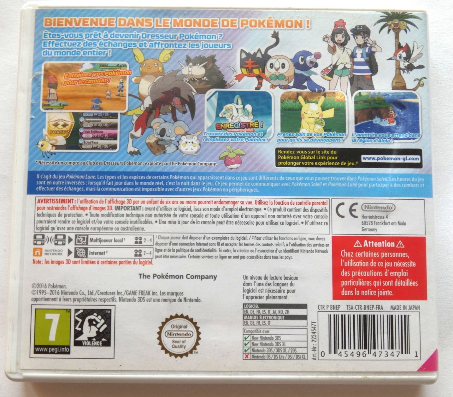 Pokémon Jeux: Nintendo 3DS - Pokemon Moon – D'occasion à La Sarraz par classicworldcoins 1