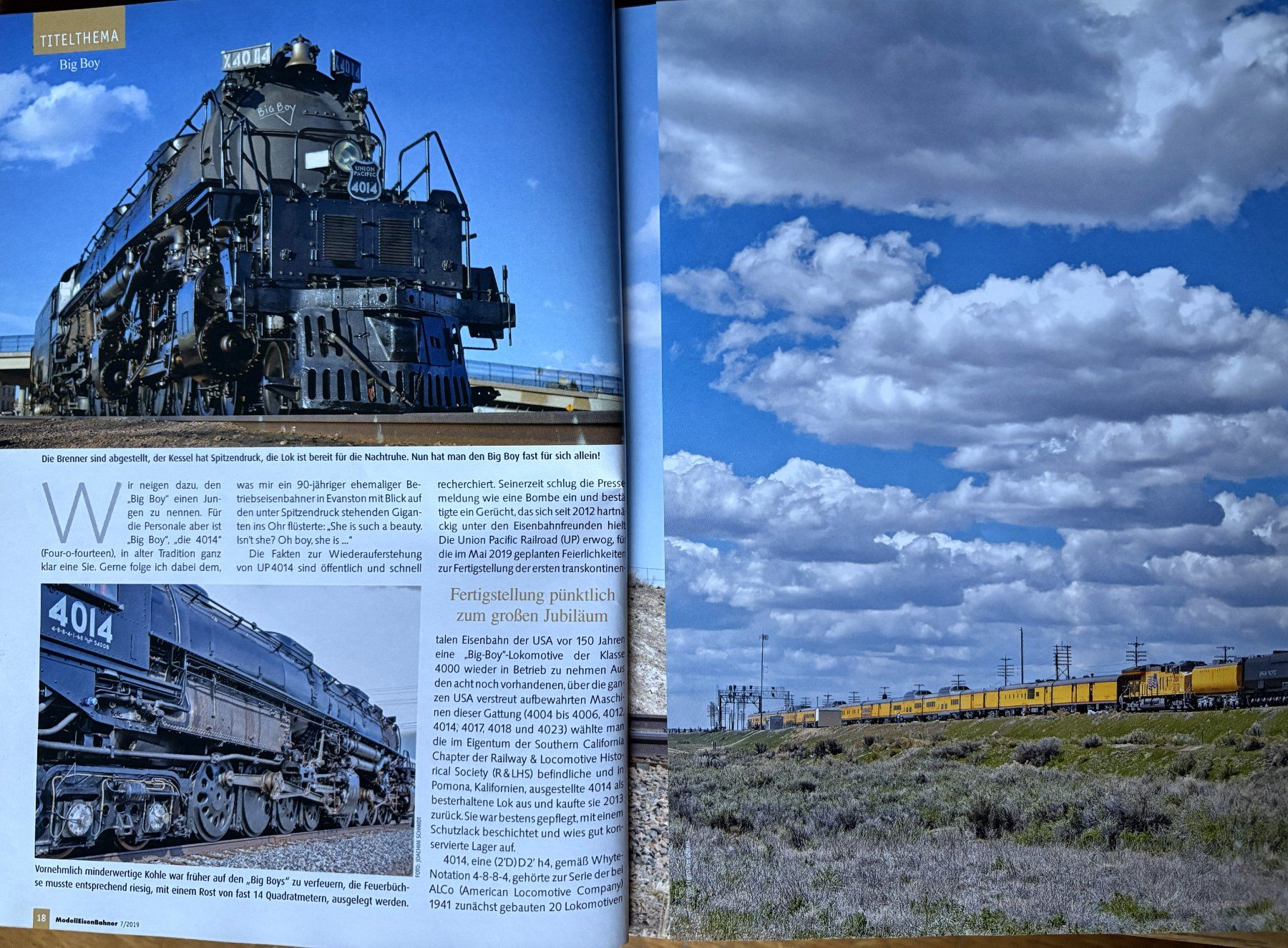 Riviste & Magazine: Zeitschrift Modelleisenbahner - BIG BOY is back – Usato da Ebnat-Kappel venduto da pourlemerite 1