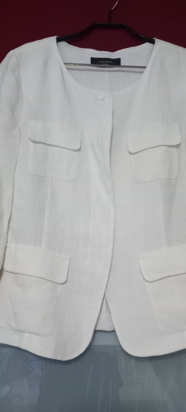 Max Mara Jacken: WEEKEND  *MAX MARA*  Leinen Blaser – Gebraucht aus regensdorf von nacobra