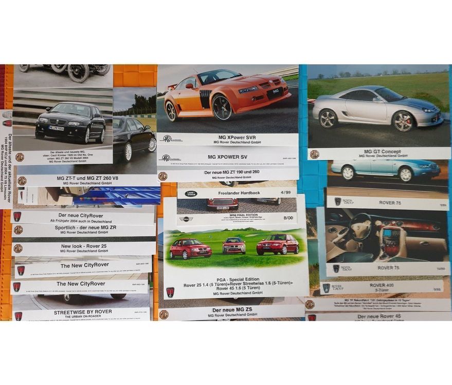 Revues & Magazines: MG ROVER - Archiv / Pressemappe /Bilder / Prospekt – D'occasion à Viganello par CARLiteratur 6