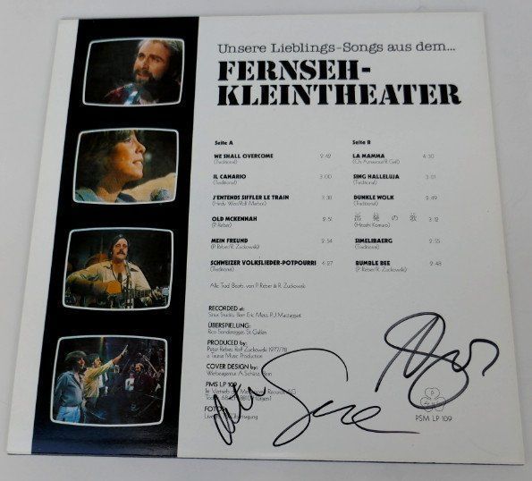 Autographes: Peter, Sue & Marc LP "Fernseh Kleintheater" signiert – Neuf avec emballage d'origine à Allmendingen b. BE par MMC-MuMeCo 1