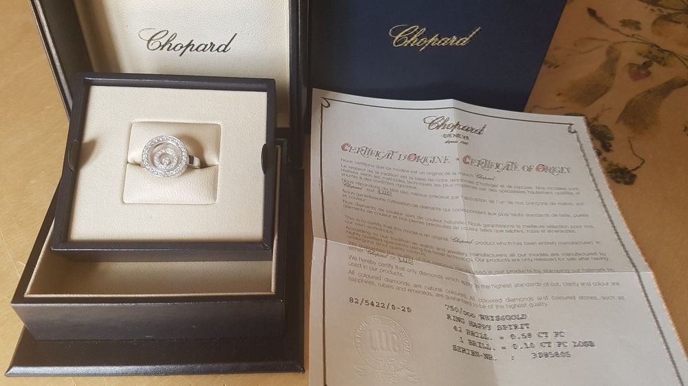 Chopard HAPPY SPIRIT Ring Gr sse 56 Kaufen auf Ricardo