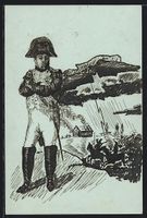 Handgemalt: Französischer Feldherr Napo