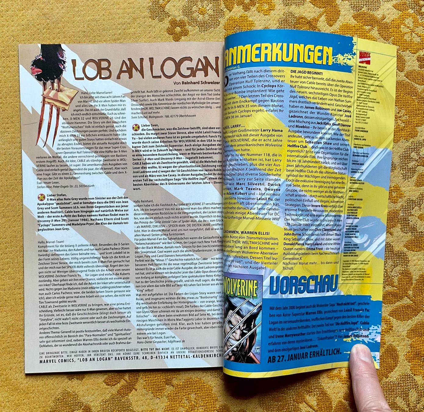Comics: Wolverine Heft Nr 29 von 1999 – Gebraucht aus Endingen von nathan05 8
