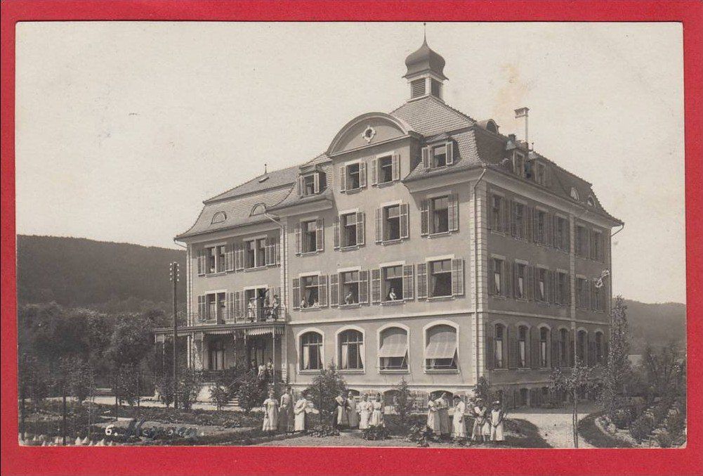 Cartoline postali: HORGEN EVANG. TÖCHTERINSTITUT 1913 – Usato da Grüningen venduto da Kartenlaube