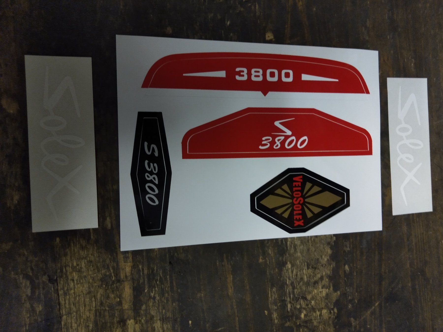 Sticker: Solex  Kleberset – Nuovo e nell'imballaggio originale da Rorschach venduto da Aqua04