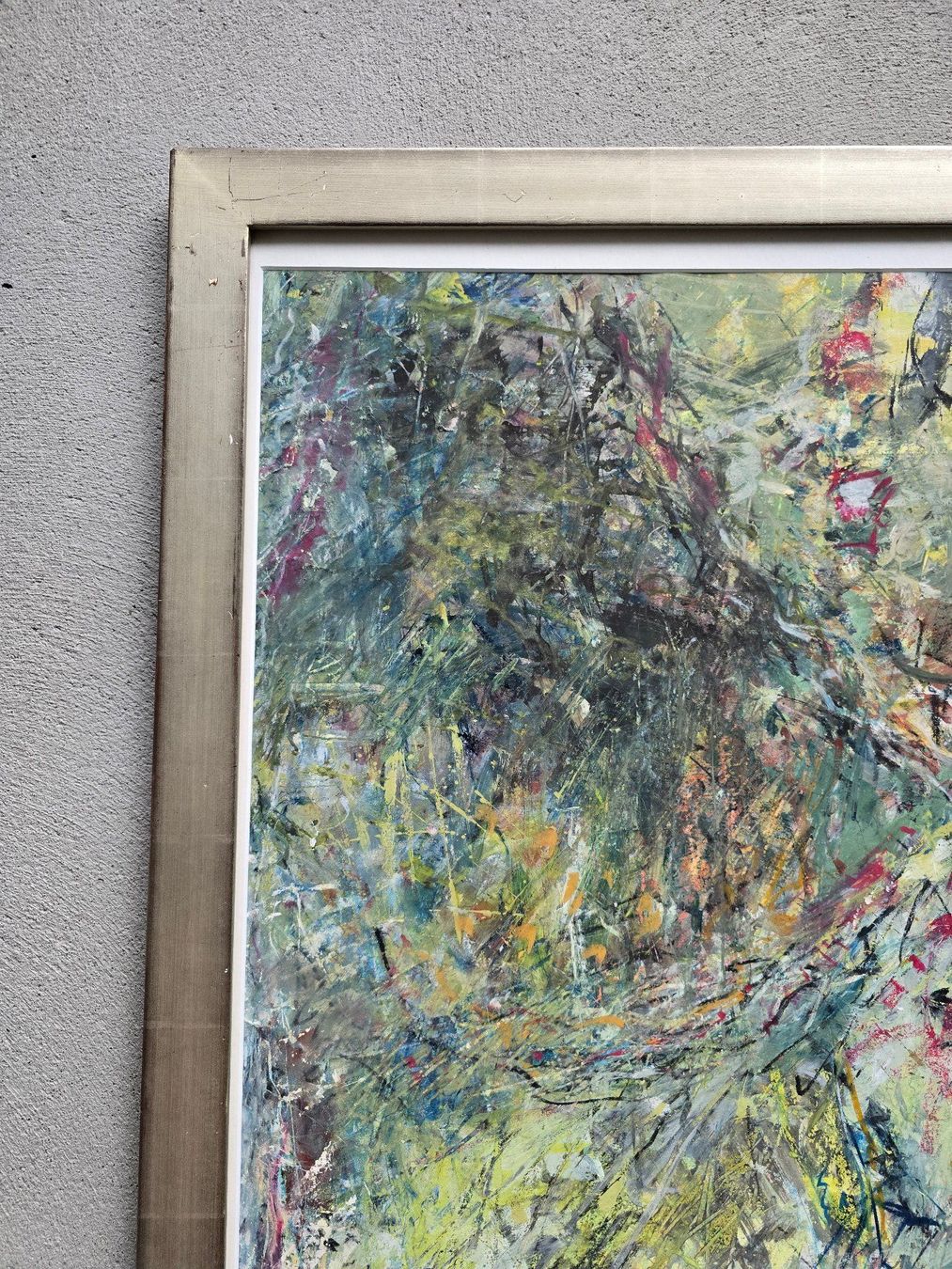 Dipinti: Rolf Spinnler, grosse Mischtechnik auf Papier, "ohne Titel" – Usato da Bern venduto da vintageartbern66 3