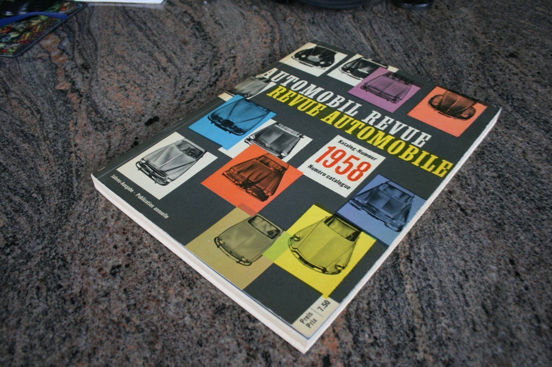 Zeitschriften & Magazine: AUTOMOBIL REVUE KATALOG 1958 – Gebraucht aus Wilen b. Wil von Rasti2 5